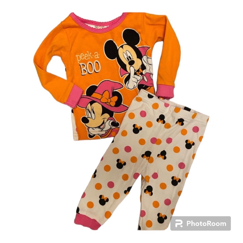 Disney Baby Mickey and Minnie Halloween PJs